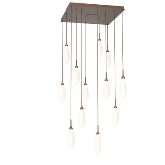 Fiori LED Pendant in Burnished Bronze (404|CHB0071-12-BB-WL-C01-L3)