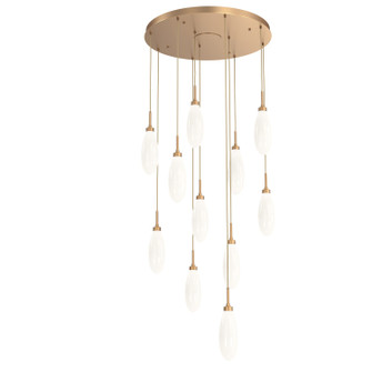 Fiori LED Pendant in Novel Brass (404|CHB0071-11-NB-WL-C01-L3)