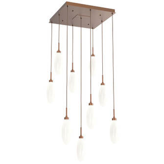 Fiori LED Pendant in Burnished Bronze (404|CHB0071-09-BB-WL-C01-L3)