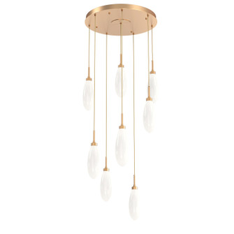 Fiori LED Pendant in Novel Brass (404|CHB0071-08-NB-WL-C01-L3)