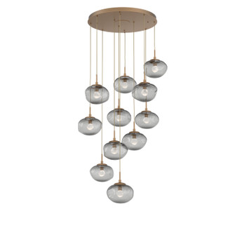 Nova LED Pendant in Novel Brass (404|CHB0068-11-NB-ZS-C01-L1)