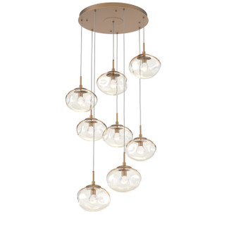 Nova LED Pendant in Novel Brass (404|CHB0068-08-NB-ZA-C01-L3)