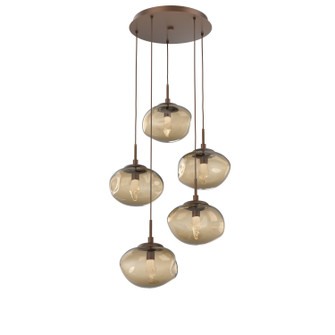 Nova LED Pendant in Burnished Bronze (404|CHB0068-05-BB-GB-C01-L3)