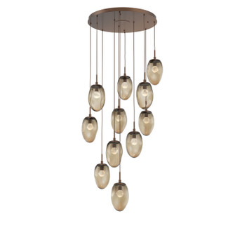 Meteo LED Pendant in Burnished Bronze (404|CHB0067-11-BB-ZB-C01-L1)