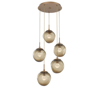 Aster LED Pendant in Novel Brass (404|CHB0066-05-NB-ZB-C01-L3)