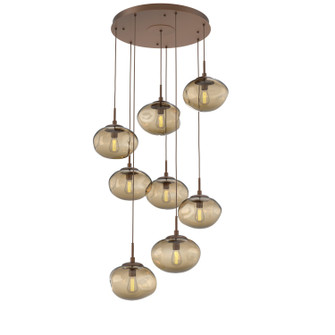 Nebula Eight Light Pendant in Burnished Bronze (404|CHB0064-08-BB-B-C01-E2) Nebula Eight Light Pendant in Burnished Bronze (404|CHB0064-08-BB-B-C01-E2)