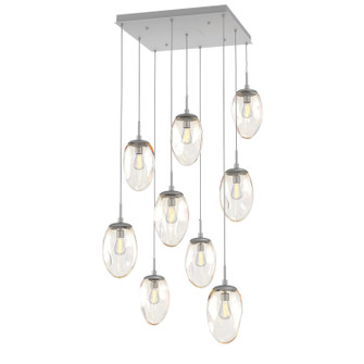 Meteo Nine Light Pendant in Classic Silver (404|CHB0063-09-CS-A-C01-E2)