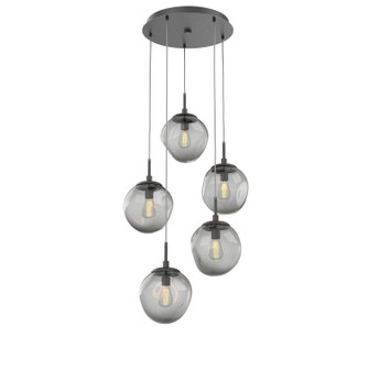 Aster Five Light Pendant in Graphite (404|CHB0062-05-GP-S-C01-E2)