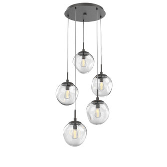 Aster Five Light Pendant in Graphite (404|CHB0062-05-GP-C-C01-E2)