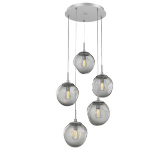 Aster Five Light Pendant in Classic Silver (404|CHB0062-05-CS-S-C01-E2)