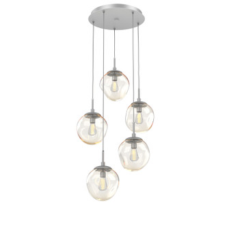 Aster Five Light Pendant in Classic Silver (404|CHB0062-05-CS-A-C01-E2)
