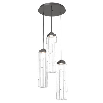 Ledgestone LED Pendant in Graphite (404|CHB0056-03-GP-LC-C01-L1)