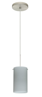 Stilo One Light Pendant in Satin Nickel (74|1XT-4404KR-LED-SN)