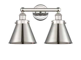 Edison Two Light Bath Vanity in Polished Nickel (405|616-2W-PN-M13-PN)