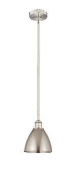 Edison LED Mini Pendant in Brushed Satin Nickel (405|616-1S-SN-MBD-75-SN-LED)