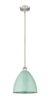 Edison One Light Mini Pendant in Brushed Satin Nickel (405|616-1S-SN-MBD-12-SF)