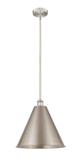 Edison One Light Mini Pendant in Brushed Satin Nickel (405|616-1S-SN-MBC-16-SN)