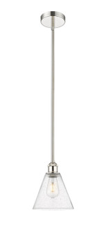 Edison One Light Mini Pendant in Polished Nickel (405|616-1S-PN-GBC-84)