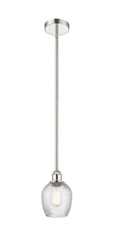 Edison One Light Mini Pendant in Polished Nickel (405|616-1S-PN-G292)
