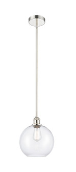 Edison One Light Mini Pendant in Polished Nickel (405|616-1S-PN-G122-10)