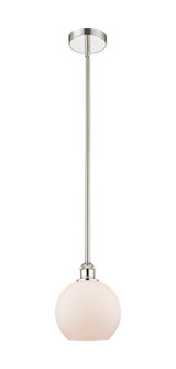Edison One Light Mini Pendant in Polished Nickel (405|616-1S-PN-G121-8)