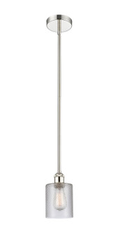 Edison One Light Mini Pendant in Polished Nickel (405|616-1S-PN-G112)