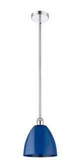 Edison One Light Mini Pendant in Polished Chrome (405|616-1S-PC-MBD-9-BL)