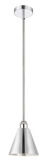Edison One Light Mini Pendant in Polished Chrome (405|616-1S-PC-MBC-8-PC)