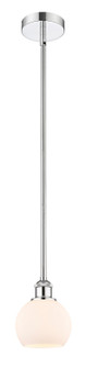 Edison One Light Mini Pendant in Polished Chrome (405|616-1S-PC-G121-6)