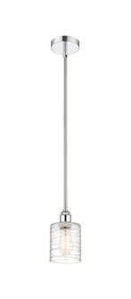 Edison One Light Mini Pendant in Polished Chrome (405|616-1S-PC-G1113)