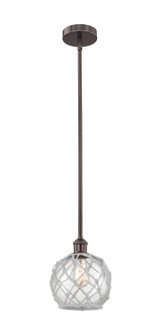 Edison One Light Mini Pendant in Oil Rubbed Bronze (405|616-1S-OB-G122-8RW)