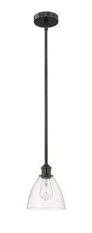 Edison One Light Mini Pendant in Matte Black (405|616-1S-BK-GBD-752)