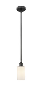 Edison One Light Mini Pendant in Matte Black (405|616-1S-BK-G801)