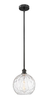 Edison One Light Mini Pendant in Matte Black (405|616-1S-BK-G1215-10)