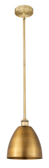 Edison One Light Mini Pendant in Brushed Brass (405|616-1S-BB-MBD-9-BB)