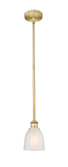 Edison One Light Mini Pendant in Brushed Brass (405|616-1S-BB-G441)