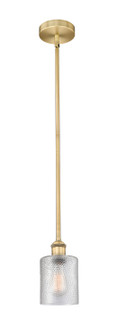 Edison One Light Mini Pendant in Brushed Brass (405|616-1S-BB-G112)