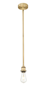 Edison One Light Mini Pendant in Brushed Brass (405|616-1S-BB)