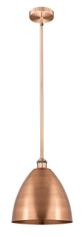 Edison One Light Mini Pendant in Antique Copper (405|616-1S-AC-MBD-12-AC)