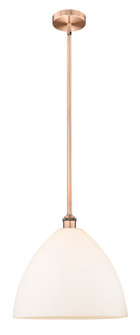 Edison One Light Pendant in Antique Copper (405|616-1S-AC-GBD-161)