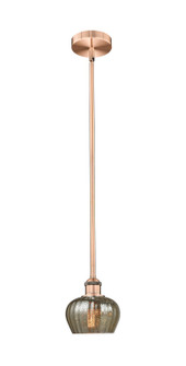 Edison One Light Mini Pendant in Antique Copper (405|616-1S-AC-G96)