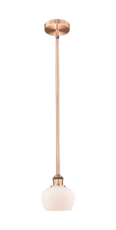 Edison One Light Mini Pendant in Antique Copper (405|616-1S-AC-G91)
