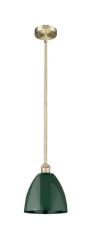 Edison One Light Mini Pendant in Antique Brass (405|616-1S-AB-MBD-9-GR)