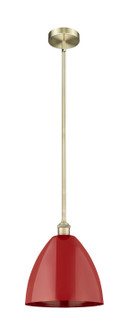 Edison One Light Mini Pendant in Antique Brass (405|616-1S-AB-MBD-12-RD)