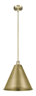 Edison One Light Mini Pendant in Antique Brass (405|616-1S-AB-MBC-16-AB)
