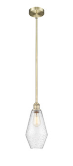 Edison One Light Mini Pendant in Antique Brass (405|616-1S-AB-G654-7)