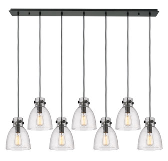 Downtown Urban One Light Linear Pendant in Matte Black (405|127-410-1PS-BK-G412-8SDY)