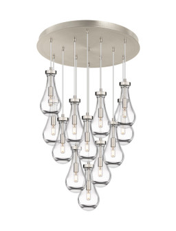 Downtown Urban 12 Light Pendant in Brushed Satin Nickel (405|126-451-1P-SN-G451-5CL)