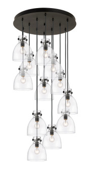 Downtown Urban 12 Light Pendant in Matte Black (405|126-410-1PS-BK-G412-8CL)