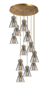 Downtown Urban 12 Light Pendant in Brushed Brass (405|126-410-1PS-BB-G411-8SM)